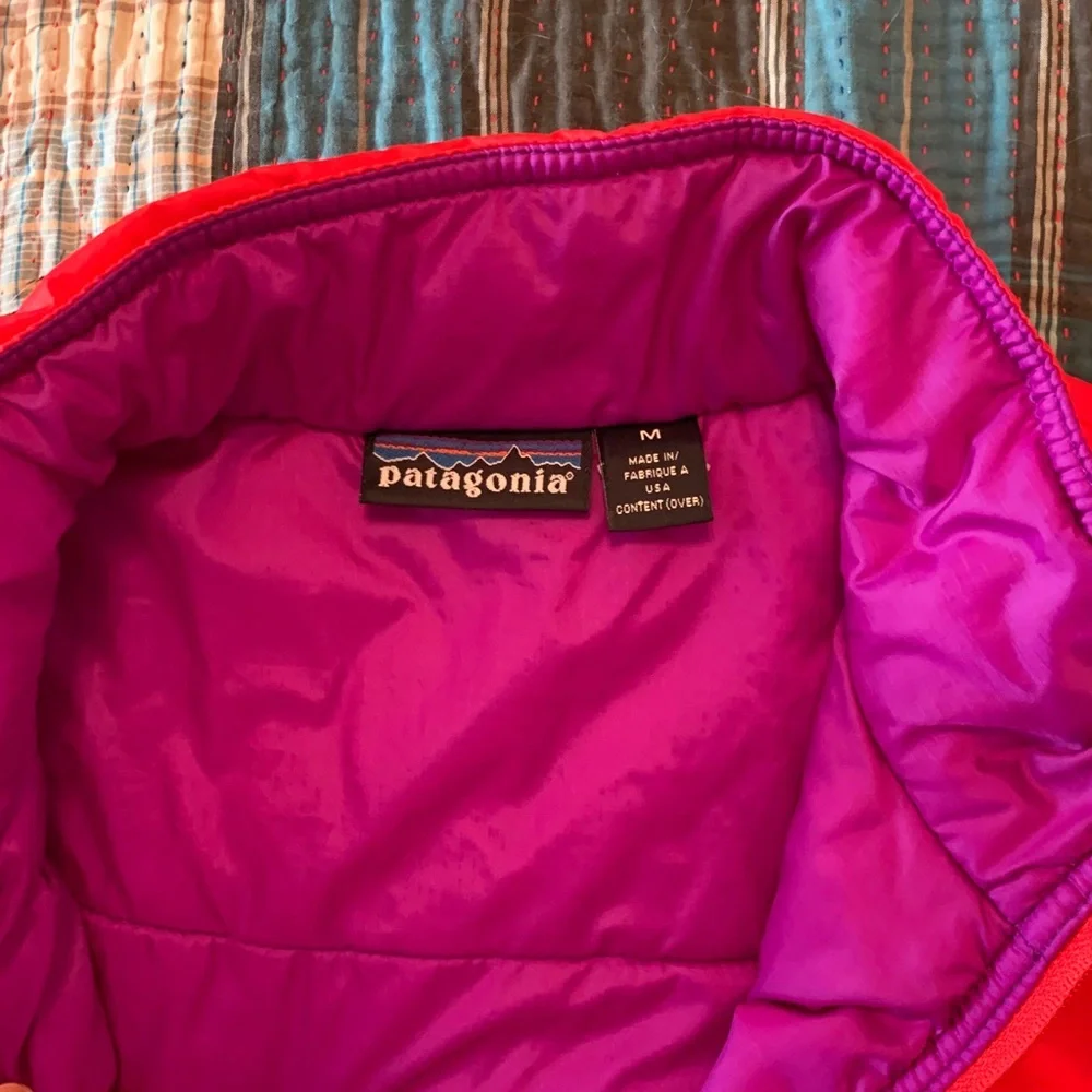 Patagonia Puffball Jacket Red/Purple 1995 RARE Medium - Picture 3 of 5